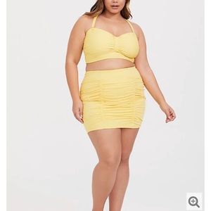 Torrid Belle High-Waisted Swim Skirt NWT!